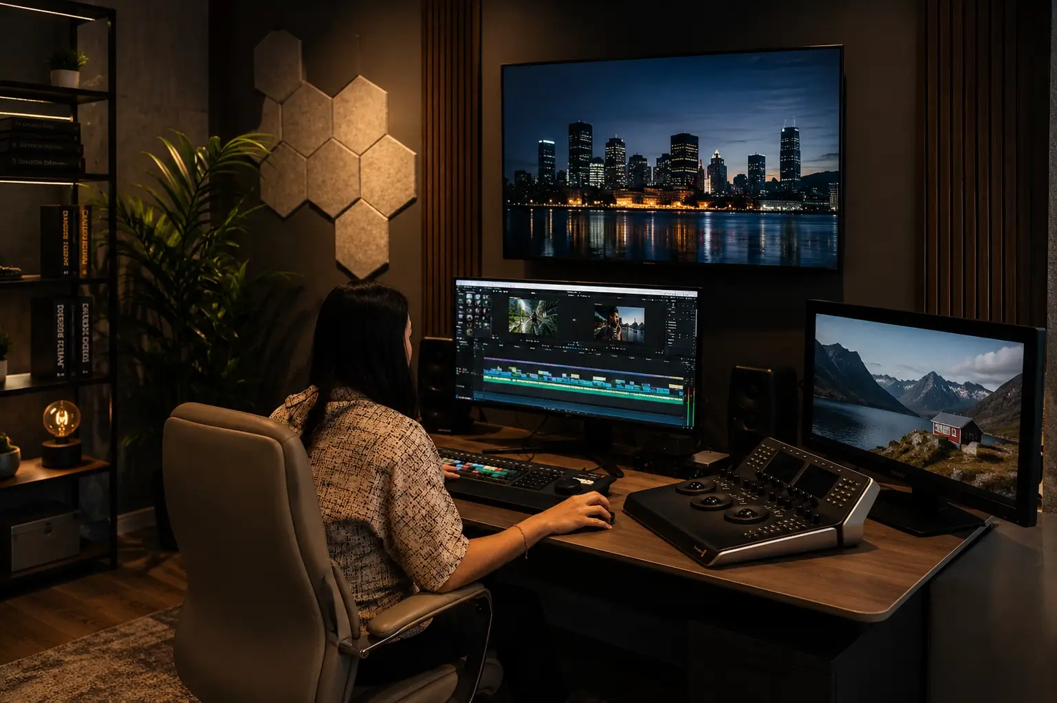 DaVinci Resolve suite at MCX